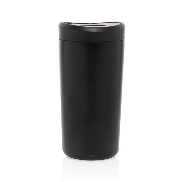 Obrázky: Čierny termohrnček 400ml , RCS recykl. nerez oceľ, Obrázok 3