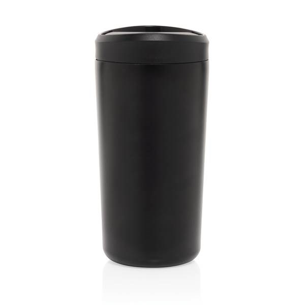 Obrázky: Čierny termohrnček 400ml , RCS recykl. nerez oceľ, Obrázok 4