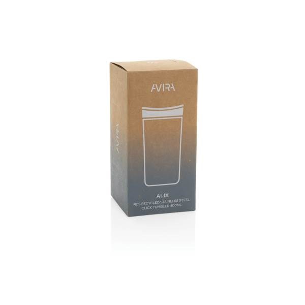 Obrázky: Čierny termohrnček 400ml , RCS recykl. nerez oceľ, Obrázok 14