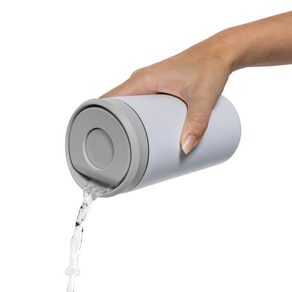 Obrázky: Biely termohrnček 400ml , RCS recykl. nerez oceľ, Obrázok 6