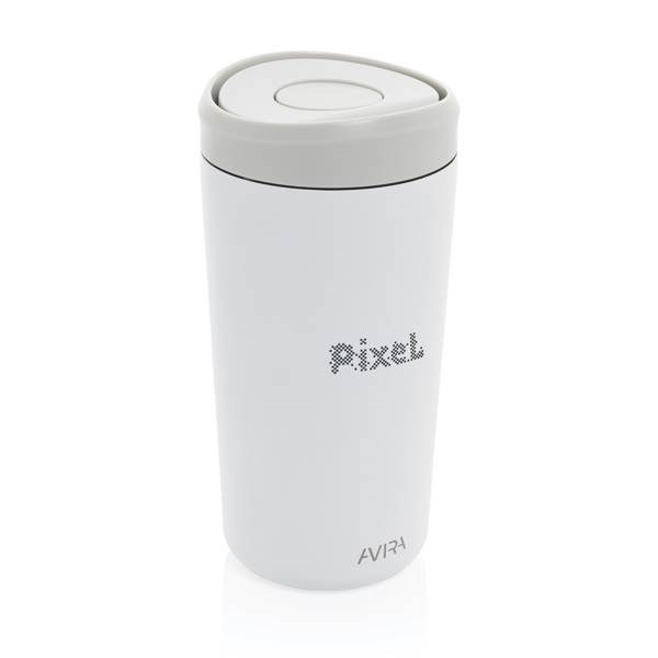 Obrázky: Biely termohrnček 400ml , RCS recykl. nerez oceľ, Obrázok 7