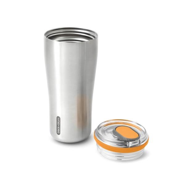 Obrázky: Nerezový termo hrnček 600ml Black+Blum, oranžová, Obrázok 4