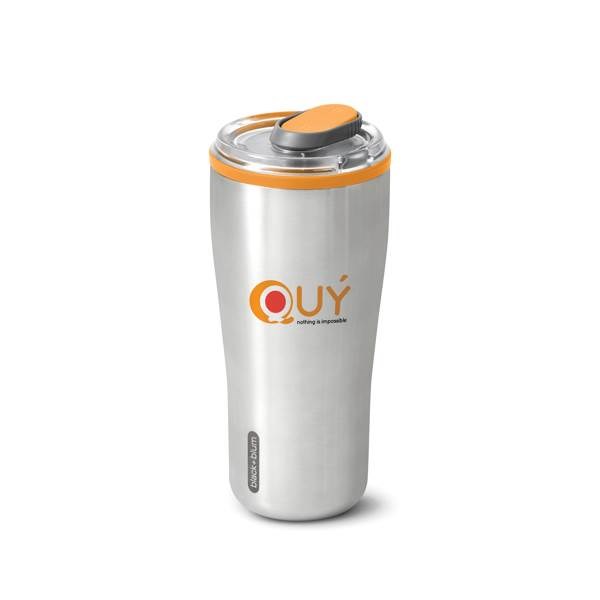 Obrázky: Nerezový termo hrnček 600ml Black+Blum, oranžová, Obrázok 7