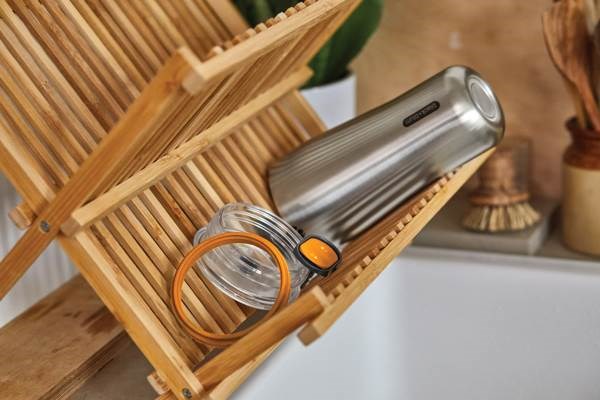 Obrázky: Nerezový termo hrnček 600ml Black+Blum, oranžová, Obrázok 17