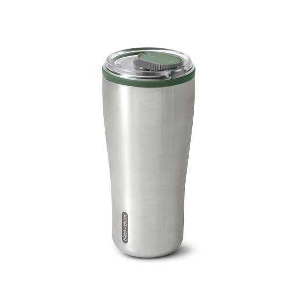 Obrázky: Nerezový termo hrnček 600ml Black+Blum, olivová, Obrázok 2