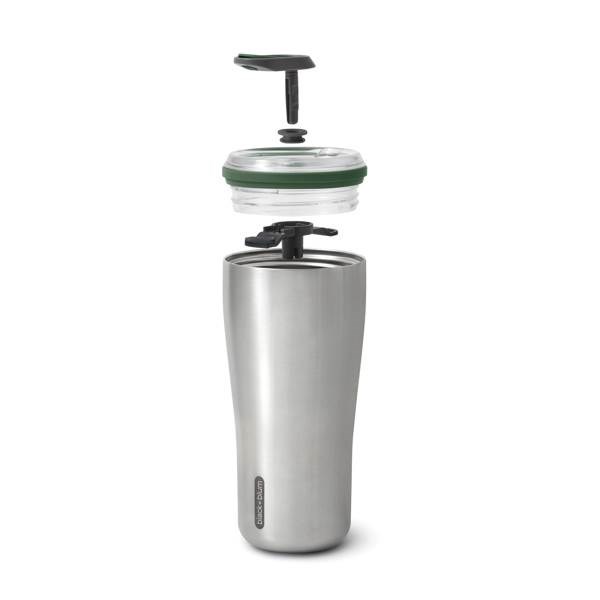 Obrázky: Nerezový termo hrnček 600ml Black+Blum, olivová, Obrázok 3