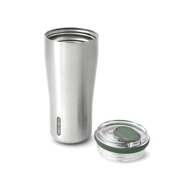 Obrázky: Nerezový termo hrnček 600ml Black+Blum, olivová, Obrázok 4