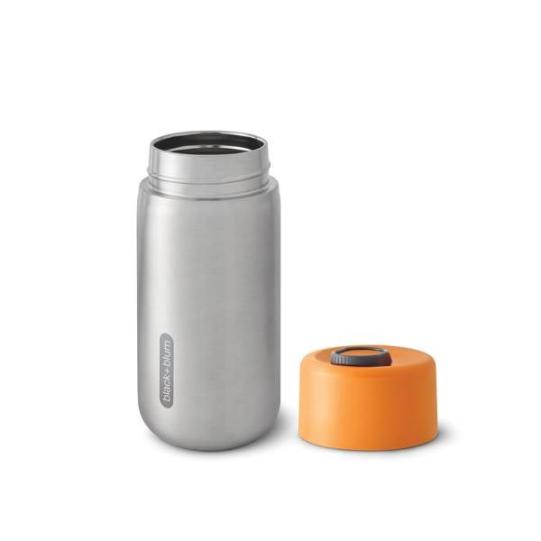 Obrázky: Nerezový termo hrnček 340ml Black+Blum, oranžová, Obrázok 2