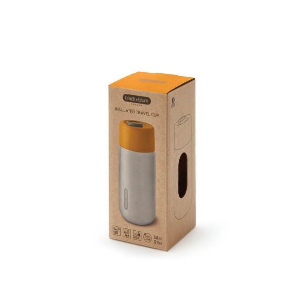 Obrázky: Nerezový termo hrnček 340ml Black+Blum, oranžová, Obrázok 15