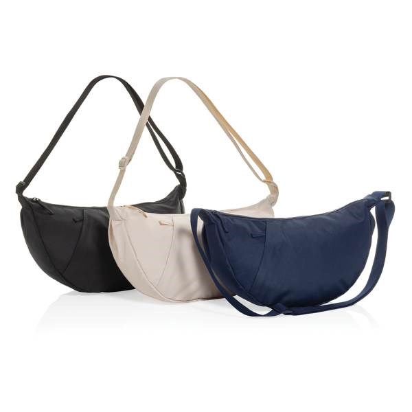 Obrázky: Crossbody XL polmesiac z RPET AWARE , béžová, Obrázok 7