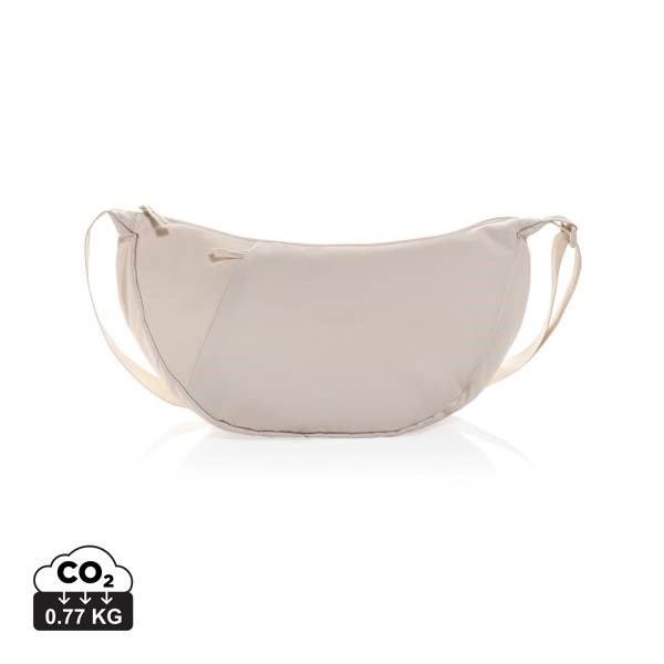 Obrázky: Crossbody XL polmesiac z RPET AWARE , béžová, Obrázok 9