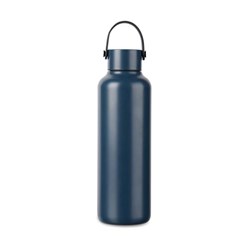 Obrázky: Termoska 600 ml z RCS recykl. ocele, modrá