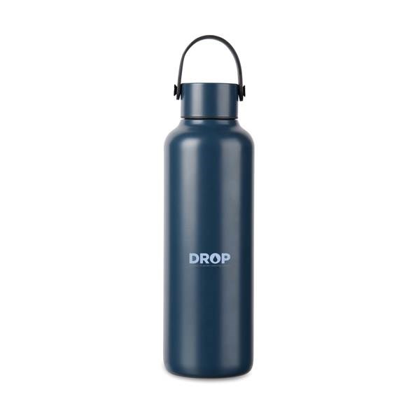 Obrázky: Termoska 600 ml z RCS recykl. ocele, modrá, Obrázok 4