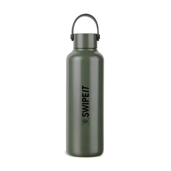 Obrázky: Termoska 600 ml z RCS recykl. ocele, zelená, Obrázok 4