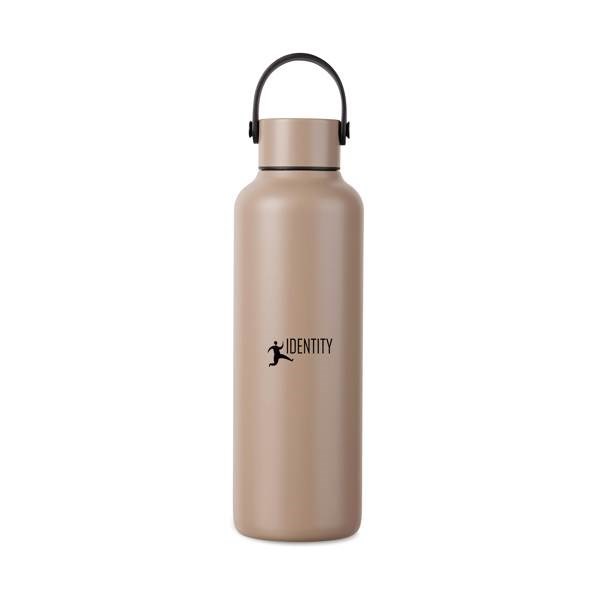 Obrázky: Termoska 600 ml z RCS recykl. ocele, béžová, Obrázok 4