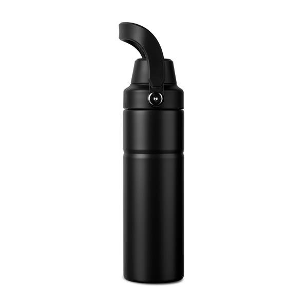 Obrázky: Termoska s rukoväťou 600 ml, nerez oceľ, čierna, Obrázok 2