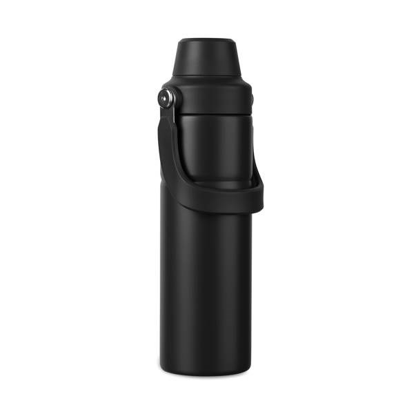 Obrázky: Termoska s rukoväťou 600 ml, nerez oceľ, čierna, Obrázok 3