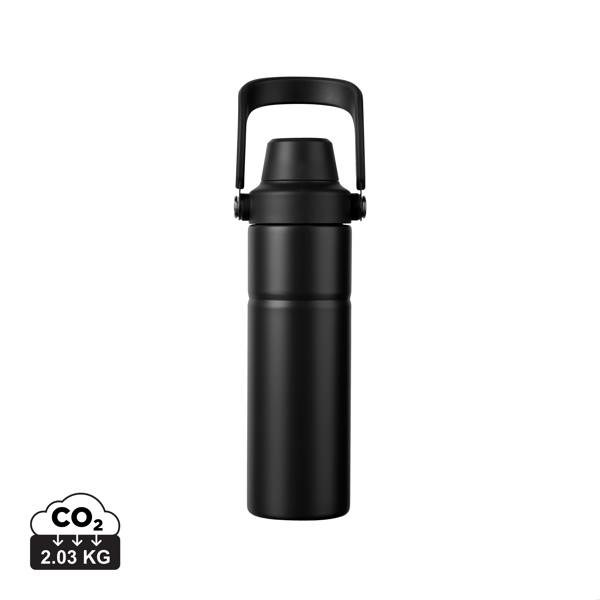 Obrázky: Termoska s rukoväťou 600 ml, nerez oceľ, čierna, Obrázok 11