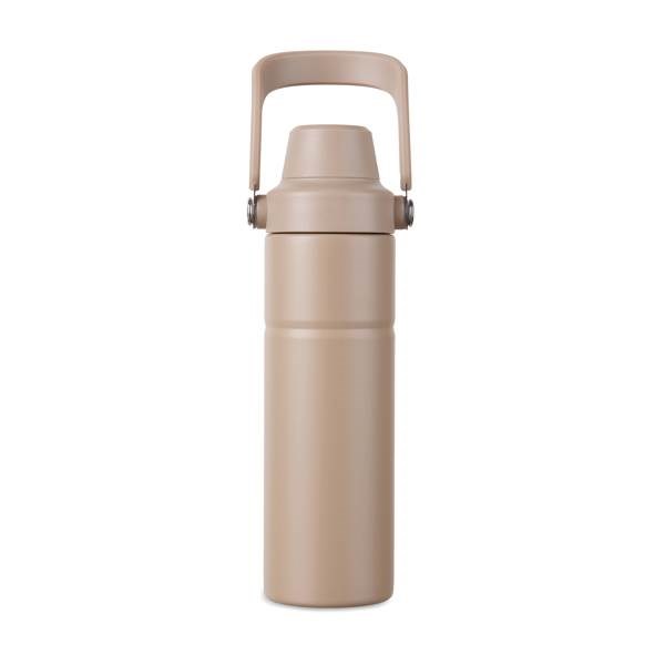 Obrázky: Termoska s rukoväťou 600 ml, nerez oceľ, béžová