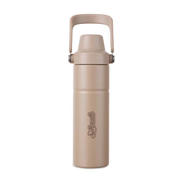 Obrázky: Termoska s rukoväťou 600 ml, nerez oceľ, béžová, Obrázok 7