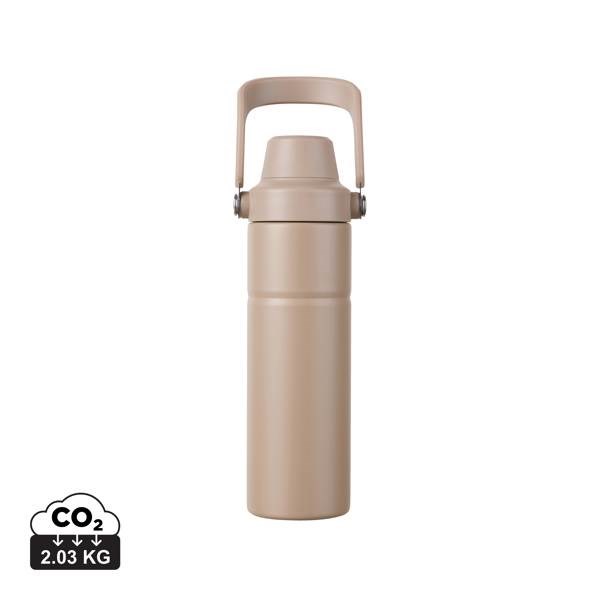 Obrázky: Termoska s rukoväťou 600 ml, nerez oceľ, béžová, Obrázok 12