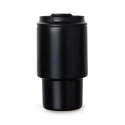Obrázky: Termohrnček 350 ml recykl. nerez, čierna