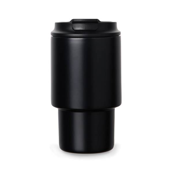Obrázky: Termohrnček 350 ml recykl. nerez, čierna