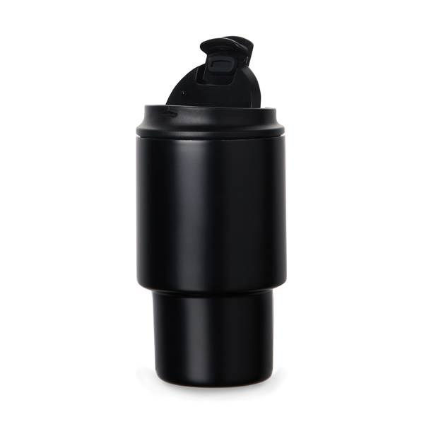 Obrázky: Termohrnček 350 ml recykl. nerez, čierna, Obrázok 4