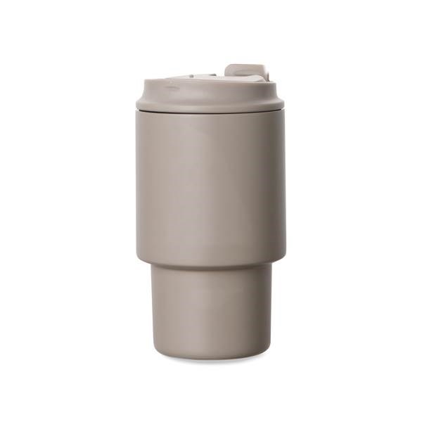 Obrázky: Termohrnček 350 ml recykl. nerez, béžová, Obrázok 4