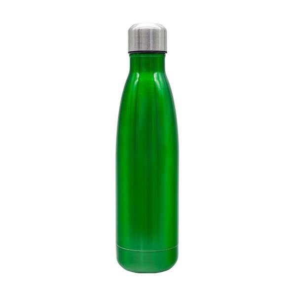 Obrázky: Zelená termoska 500 ml, nerez oceľ
