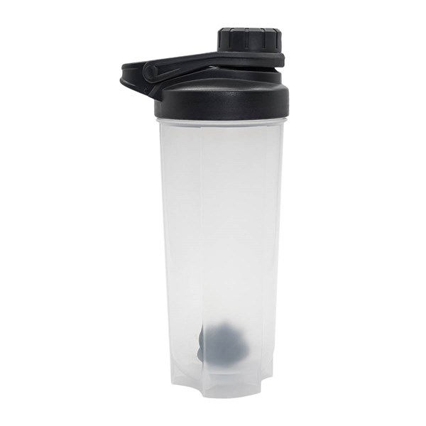 Obrázky: Čierný plastový šejker 700 ml