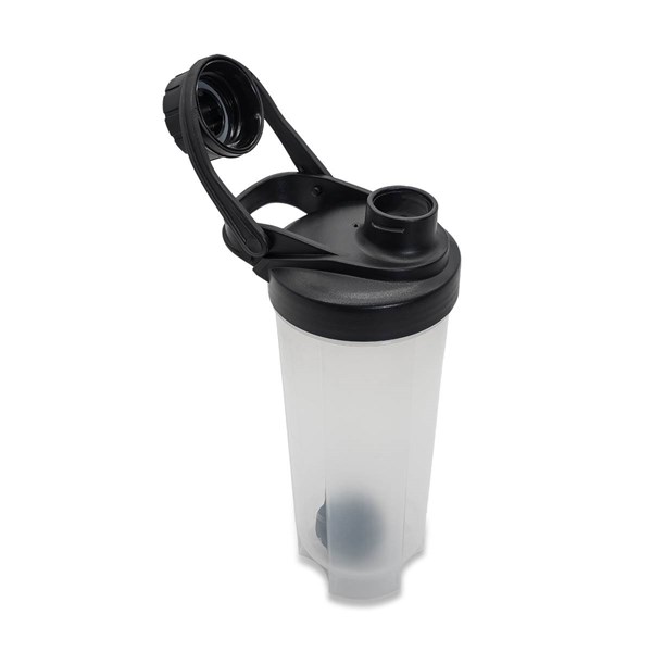 Obrázky: Čierný plastový šejker 700 ml, Obrázok 4