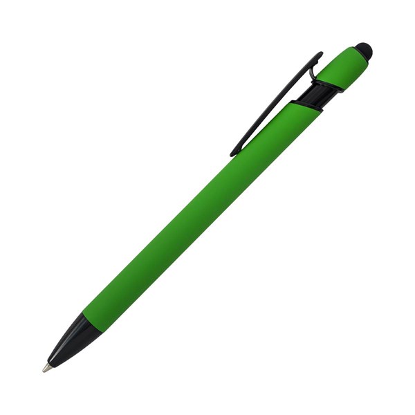 Obrázky: Zelené pogum. hliník. pero,čierne dopln.+stylus, Obrázok 2