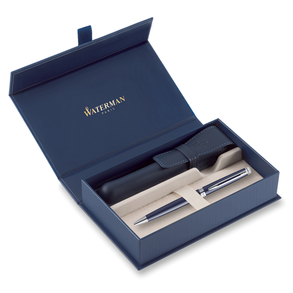 Obrázky: KP WATERMAN Hémisphére Core Blue CT+modré puzdro