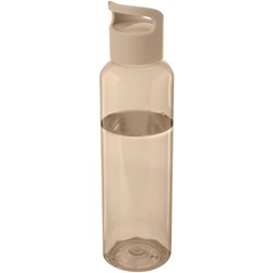 Obrázky: Béžová transp. 650 ml fľaša,recyklovaný plast
