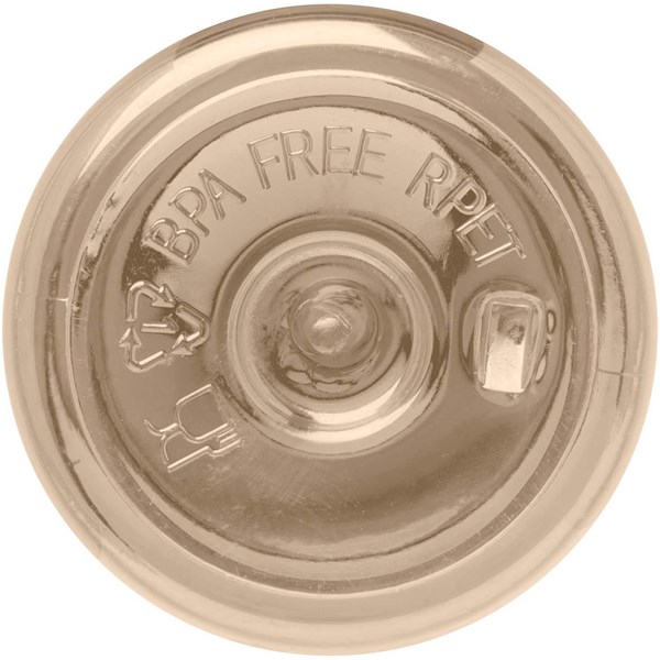 Obrázky: Béžová transp. 650 ml fľaša,recyklovaný plast, Obrázok 3