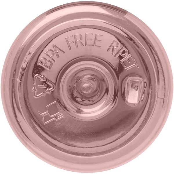 Obrázky: Ružová transp. 650 ml fľaša,recyklovaný plast, Obrázok 3