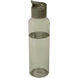 Obrázky: Lesná zelená transp. 650 ml fľaša,recykl. plast
