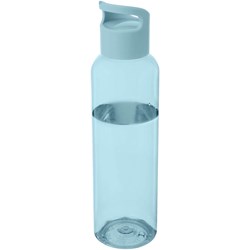 Obrázky: Sv. modrá transp. 650 ml fľaša,recyklovaný plast