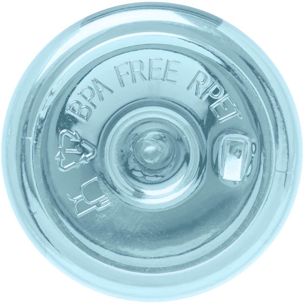 Obrázky: Sv. modrá transp. 650 ml fľaša,recyklovaný plast, Obrázok 3