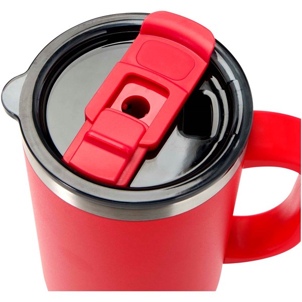 Obrázky: Červený 1200ml RCS medený vákuov.hrnček so slamkou, Obrázok 2