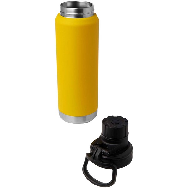 Obrázky: Nerez fľaša na vodu 700 ml, vákuov. izol., žltá, Obrázok 3