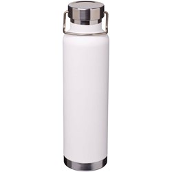Obrázky: Nerez fľaša 650ml , meď. vákuov. izol, biela