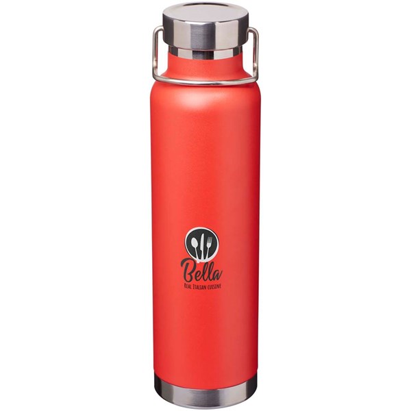 Obrázky: Nerez fľaša 650 ml, meď. vákuov. izol, červená, Obrázok 9