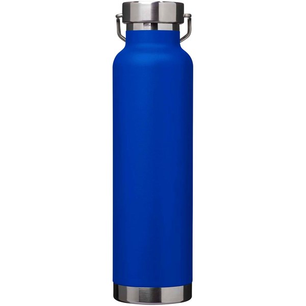 Obrázky: Nerez fľaša 650 ml, meď. vákuov. izol, kr. modrá, Obrázok 2