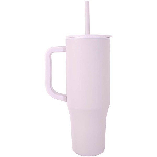 Obrázky: Termohrnček 900ml nerez/plast,slamka,orgovánová, Obrázok 8