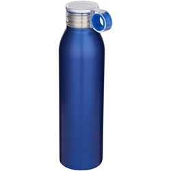 Obrázky: Modrá 650ml Fľaša na vodu z recykl. nerez ocele