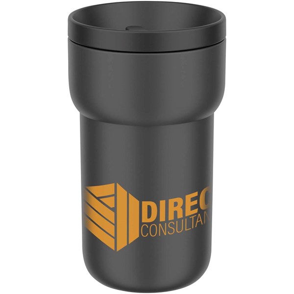 Obrázky: Čierny cestovný hrnček 275 ml, Obrázok 4