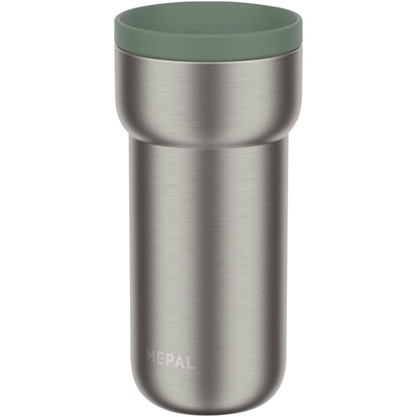 Obrázky: Nerez 375ml termohrnček, zelené viečko