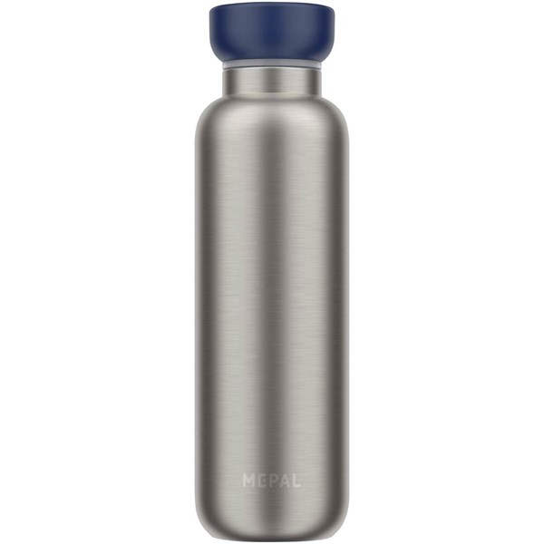 Obrázky: Nerez termofľaša 500 ml na vodu, modré viečko, Obrázok 2